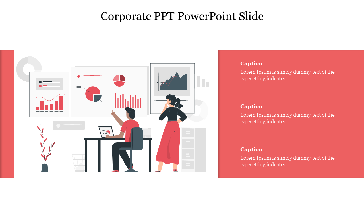 Corporate PPT PowerPoint Slide